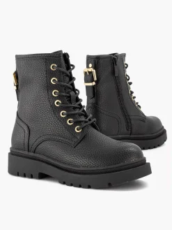 Jongensschoenen|Oxmox Zwarte Veterboot