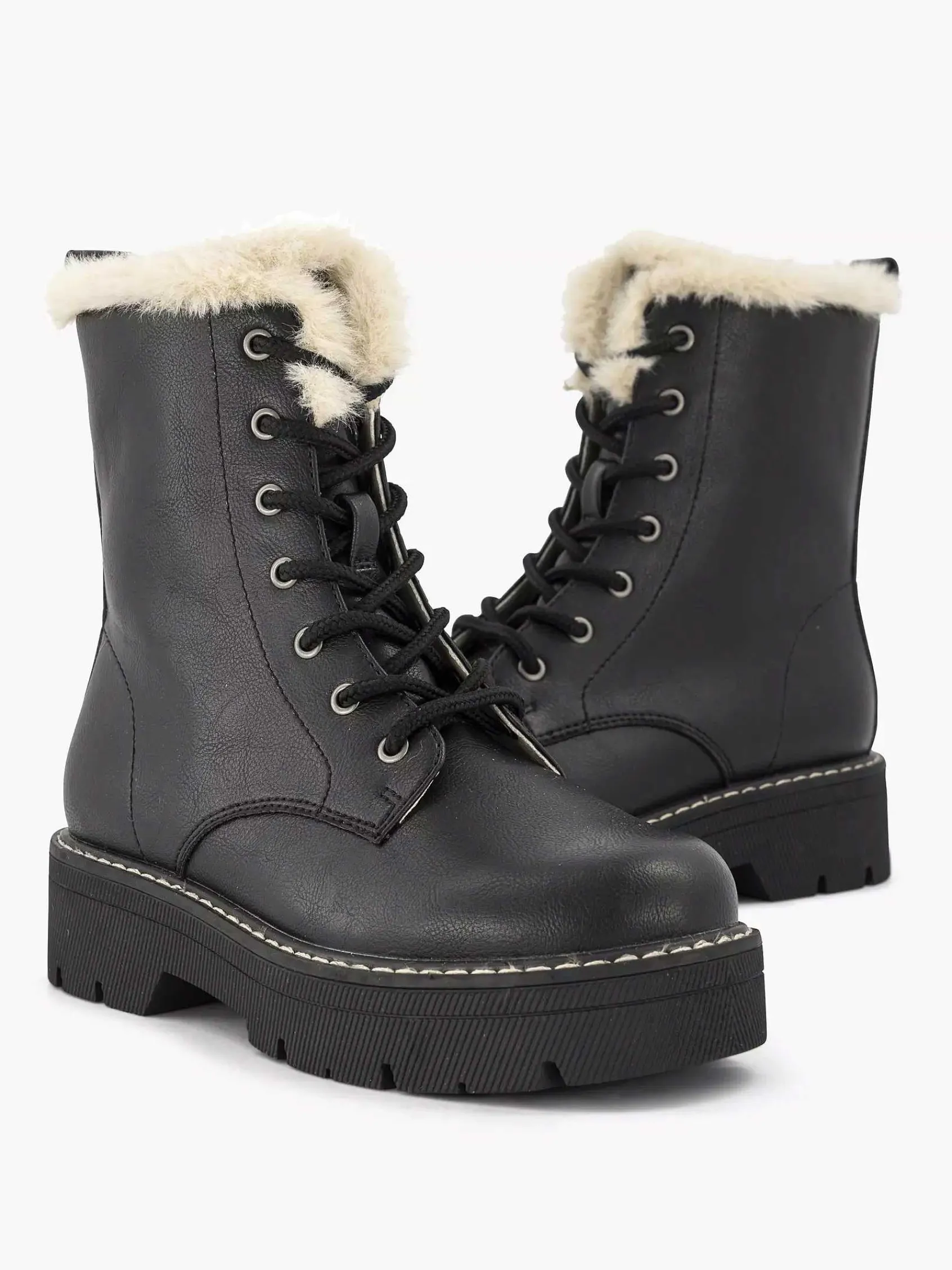 Babyschoenen|Oxmox Zwarte Veterboot