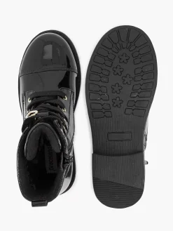 Jongensschoenen|Graceland Zwarte Veterboot Lak