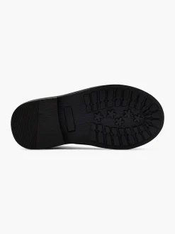 Jongensschoenen|Graceland Zwarte Veterboot Lak
