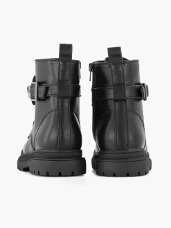 Jongensschoenen|Oxmox Zwarte Veterboot Sierketting, Offline Ivm Klachten (Laura)