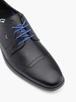 Geklede Schoenen|AM SHOE Zwarte Veterschoen