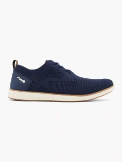 Geklede Schoenen|Wrangler Zwarte Veterschoen