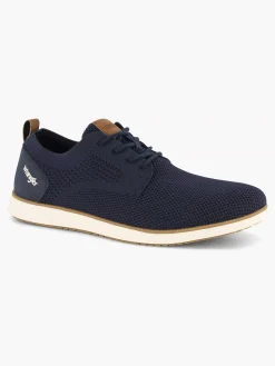 Geklede Schoenen|Wrangler Zwarte Veterschoen