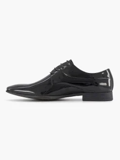 Geklede Schoenen|AM SHOE Zwarte Veterschoen Lak