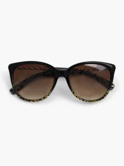 Online Exclusive Accessoires|Graceland Zwarte Zonnebril Met Panterprint