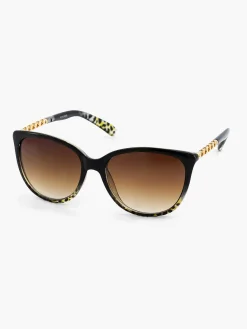 Online Exclusive Accessoires|Graceland Zwarte Zonnebril Met Panterprint